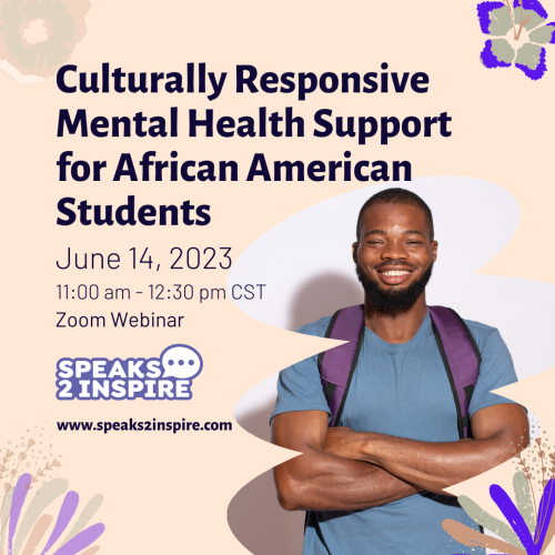 Culturally Responsive Mental Health Support for African American Students Workshop Graphic (Instagram Post (Square))